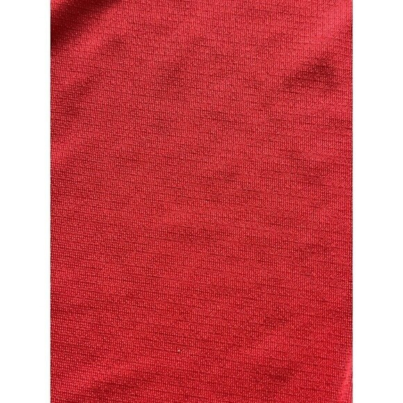 Nike Golf Nike Dri Fit Mens Red 1/4 Button Polo Athletic Shirt 637157-857 Rugby - Picture 7 of 11